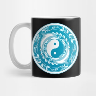 Yin Yang Dolphins Mug